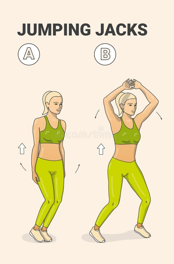 Jumping Jacks / Star jumps - GoFitnessPlan