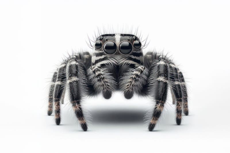 Jumping Spider Silhouette Stock Illustrations – 106 Jumping Spider ...