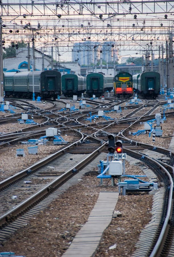 Junction railway στοκ εικόνες