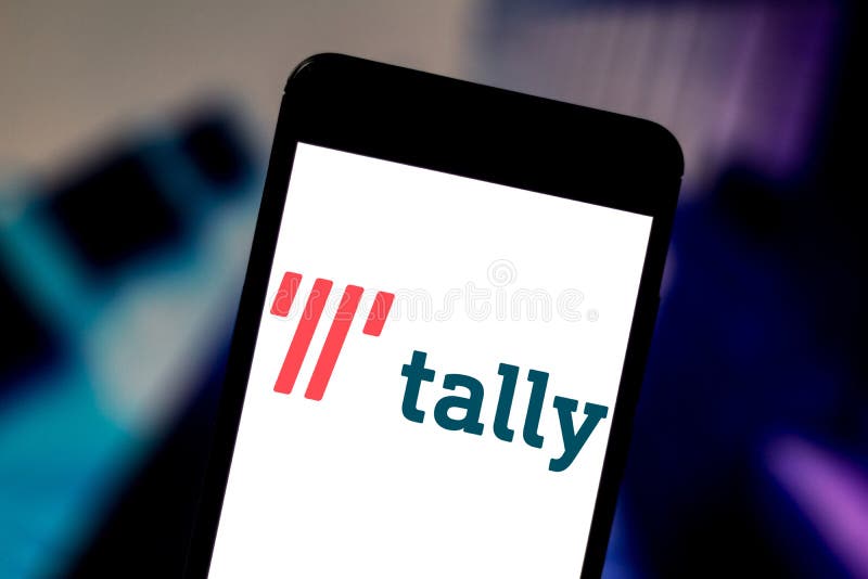 June 19, 2019, Brazil. in this Photo Illustration the Tally Logo is ...