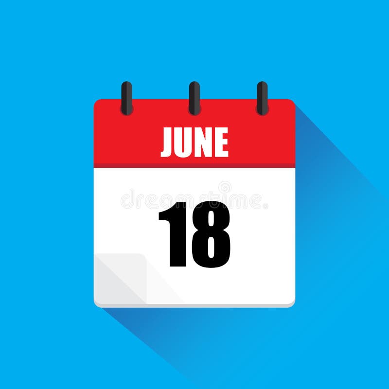 18 June Calendar Stock Illustrations – 296 18 June Calendar Stock Illustrations, Vectors & Clipart - Dreamstime