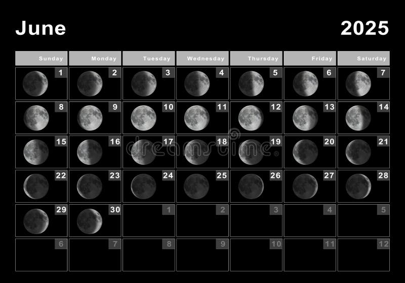 june-2025-lunar-calendar-moon-cycles-stock-illustration-illustration-of-event-cycle-258915518