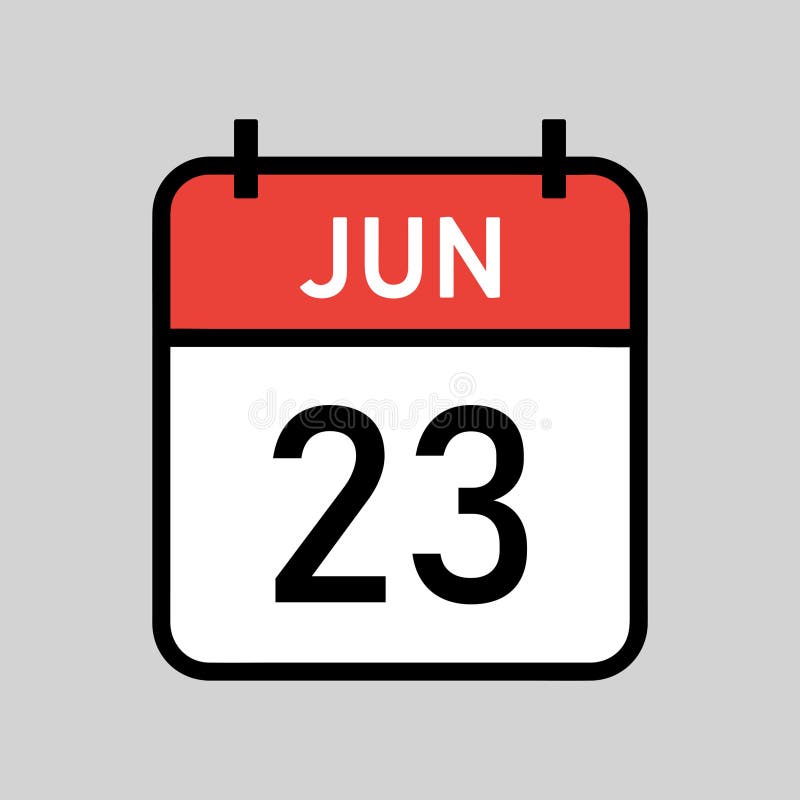 June 23rd Stock Illustrations – 162 June 23rd Stock Illustrations, Vectors  & Clipart - Dreamstime