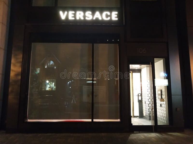 Versace Store in Shopping Mall Editorial Stock Image - Image of ...