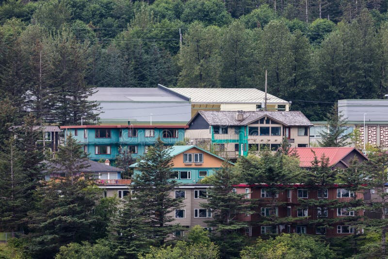 Juneau, Alaska editorial stock image. Image of roof, hill 75164854