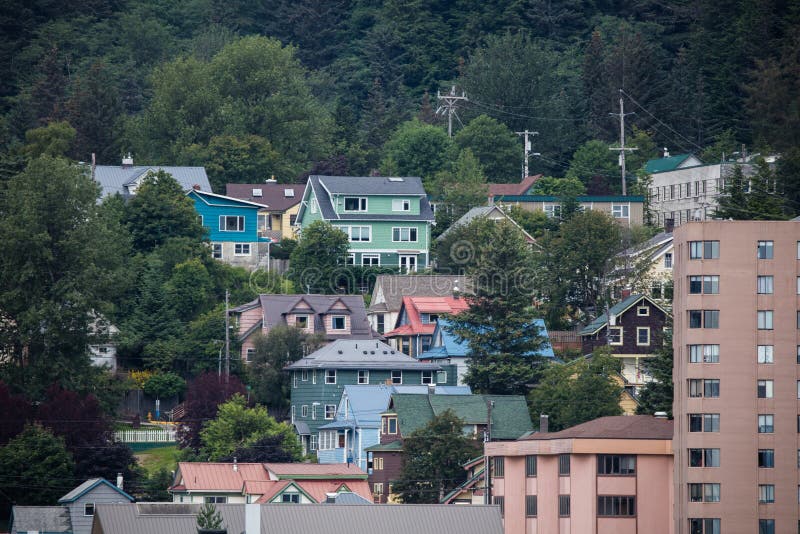 Juneau, Alaska editorial photography. Image of urban 75214742