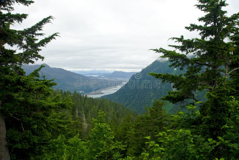 Juneau Alaska Mountain View Stock Image Image of alaska, landscape