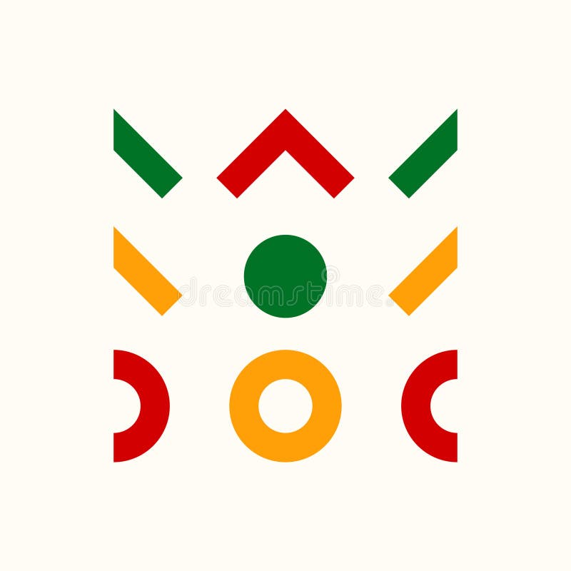 Juneteenth frame design element collection
