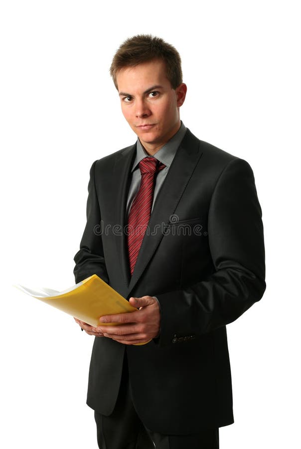 Junge Geschäftsmänner mit Dokumenten lizenzfreies stockfoto Junge Geschäftsmänner mit Dokumenten lizenzfreies stockfoto