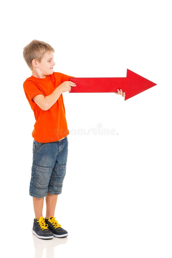 Jungenpfeilrecht lizenzfreie stockfotos Jungenpfeilrecht lizenzfreie stockfotos