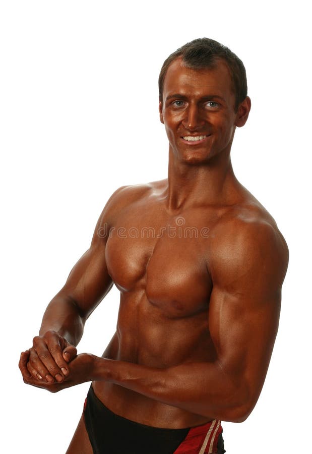 Junger Bodybuilder lizenzfreies stockbild Junger Bodybuilder lizenzfreies stockbild