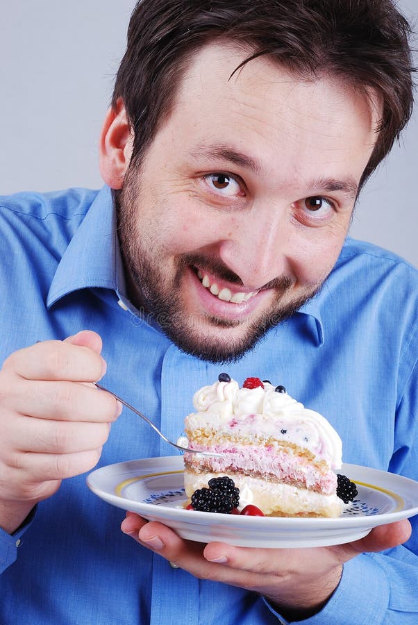 Junger Fleisch fressender bunter Kuchen, getrennt lizenzfreies stockfoto Junger Fleisch fressender bunter Kuchen, getrennt lizenzfreies stockfoto