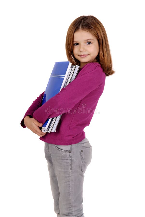 Junges Mädchen in der Schule lizenzfreies stockfoto