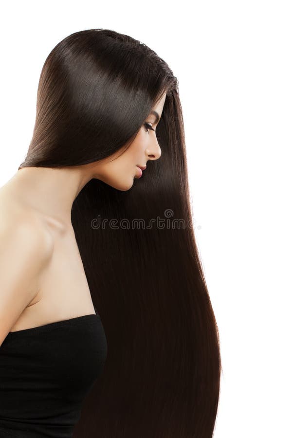 Junges perfektes vorbildliches Woman mit dem langen Haar stockfoto Junges perfektes vorbildliches Woman mit dem langen Haar stockfoto