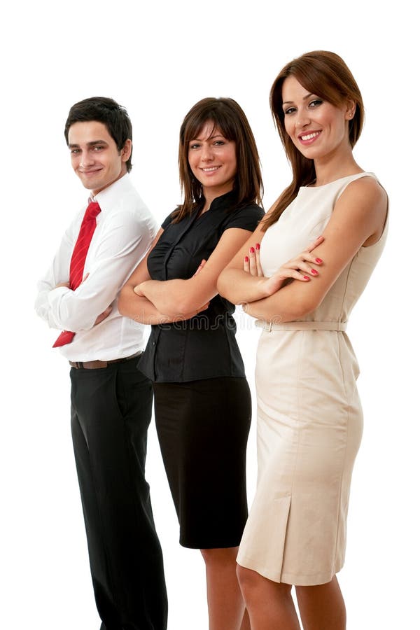 Junges Team der Geschäftsleute lizenzfreie stockfotografie Junges Team der Geschäftsleute lizenzfreie stockfotografie