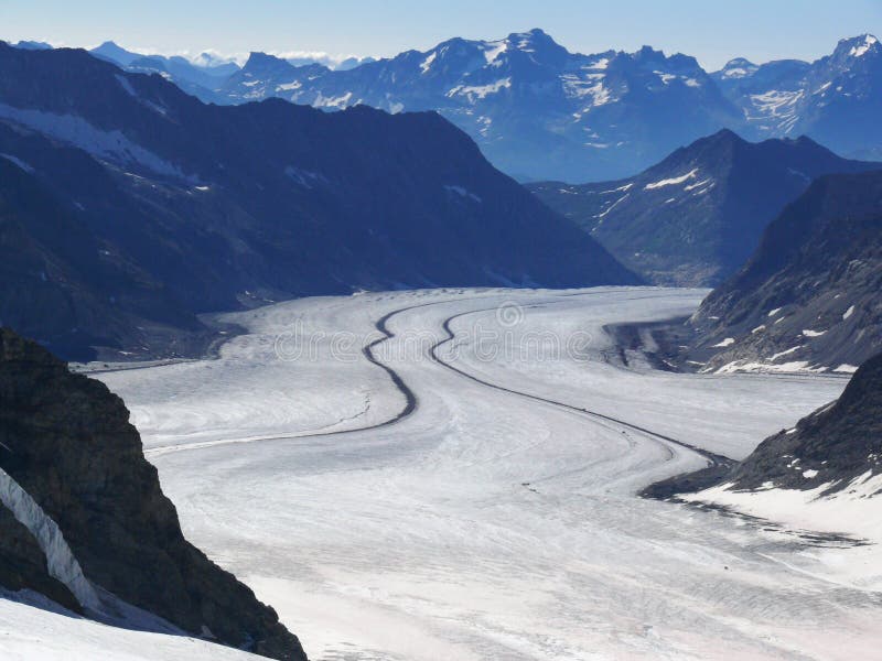 jungfrau Suisse Glacier d'Aletsch photos stock jungfrau Suisse Glacier d'Aletsch photos stock