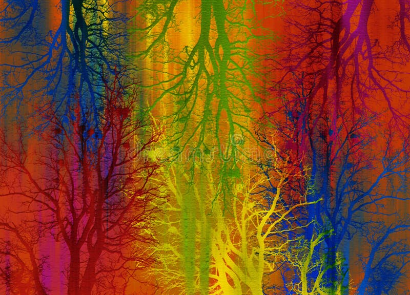 Jungle abstraite illustration de vecteur Jungle abstraite illustration de vecteur