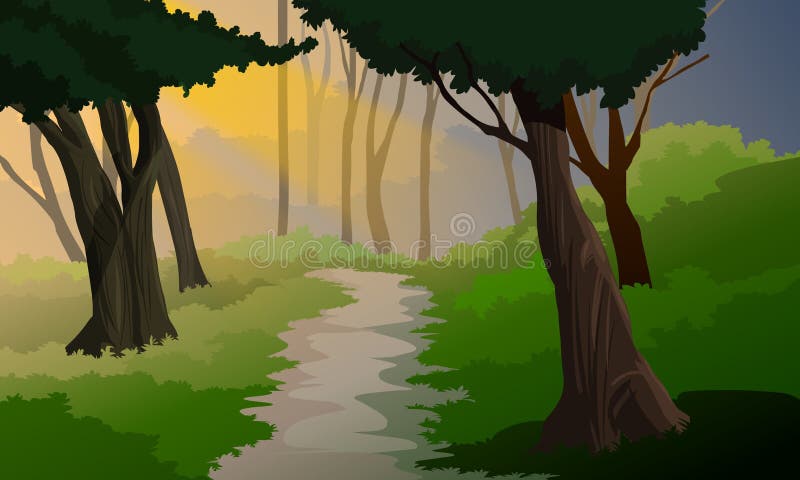 Jungle background - Pleasant Scenery