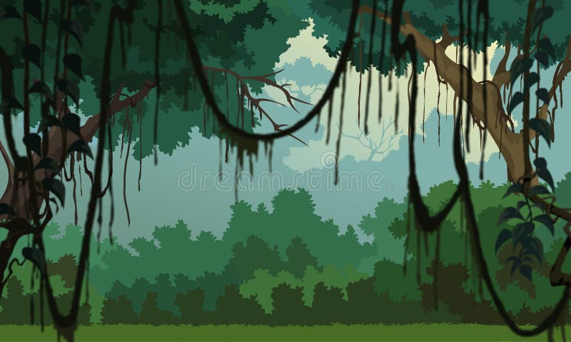 Jungle background - Pleasant Scenery