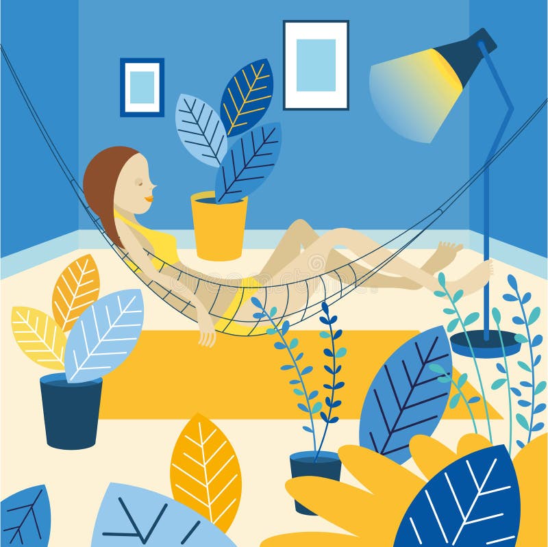 Illustration for the time of the coronavirus pandemic, longing for the outside world, relieved by human ingenuity. Drawing time vectors