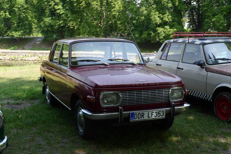 Juni 2024 : Oldtimer Oldtimer-Oldtimer-Treffen und Rallye Nymburring stockbild