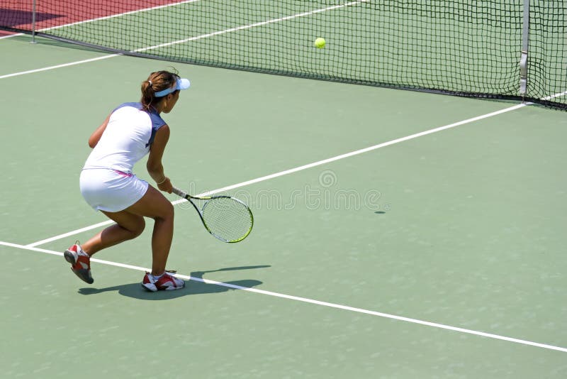 Junior Ladies Tennis royalty free stock images