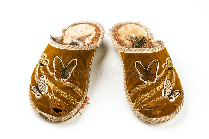 Junk female slippers stock images Junk female slippers stock images