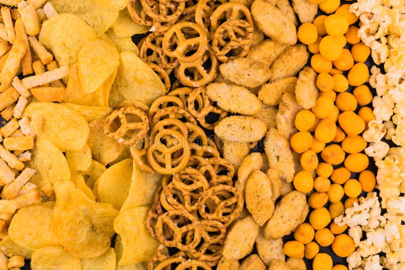Junk Food Unhealthy Snacks Background Lots of Junk Food. Stock Image -  Image of group, fast: 193852333