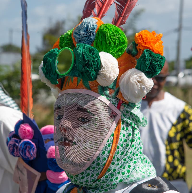 Junkanoo Dancer, Belizean Christmas celebration