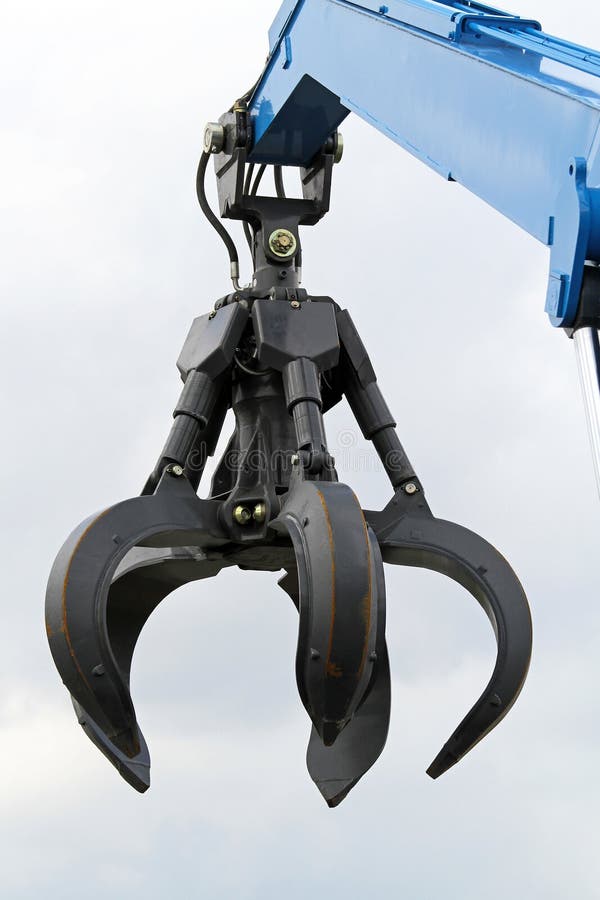 Crane claw stock photo. Image of crane, equipment, iron 30858888