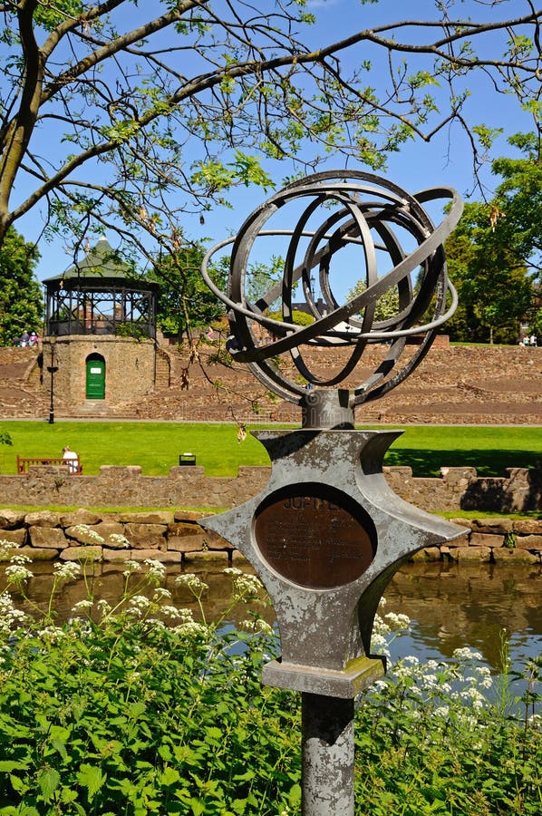 Jupiterskulptur, Tamworth arkivfoton
