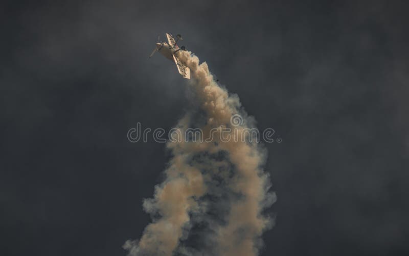 Jurgis Kairys performing aerial acrobatics at BIAS 2019