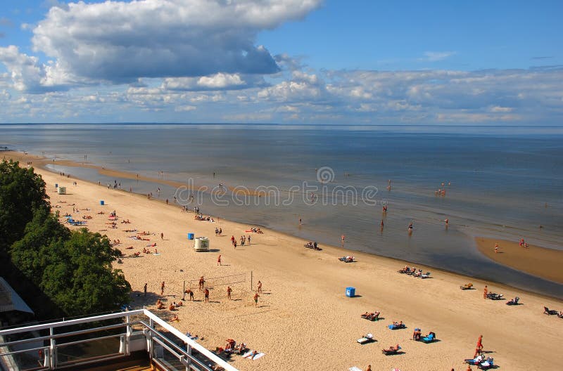 Jurmala with the Riga gulf is the central resort i