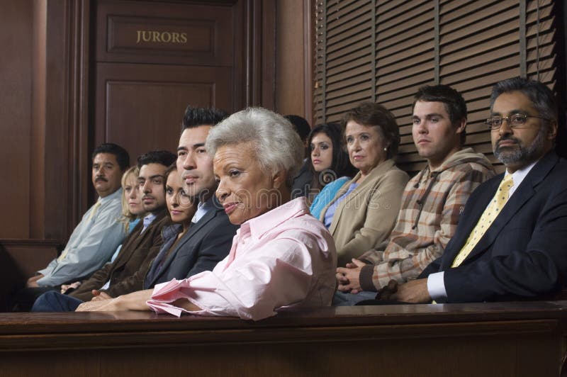 Jurors Sitting in Courtroom Stock Image Image of hispanic, courtroom