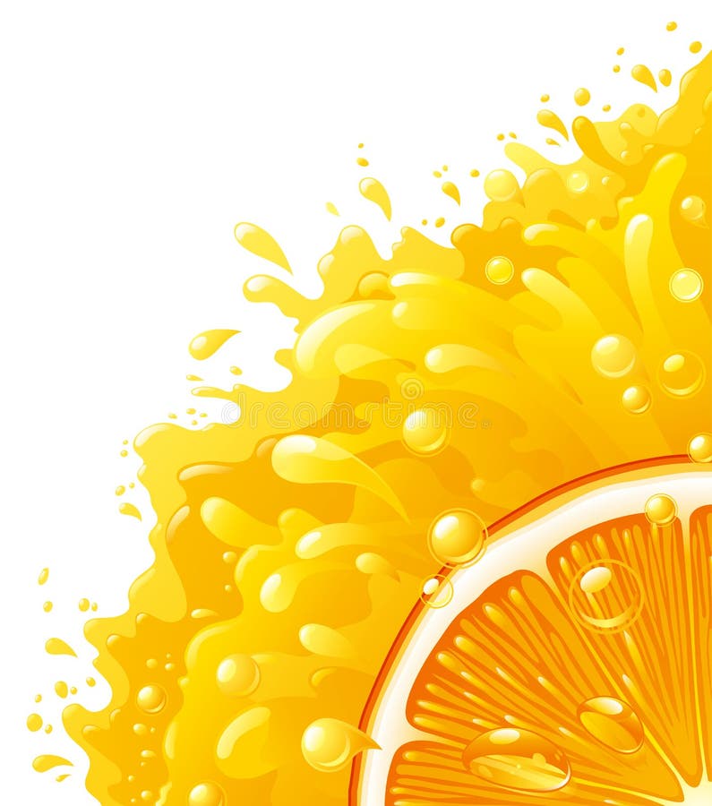 Jus d'orange illustration stock Jus d'orange illustration stock