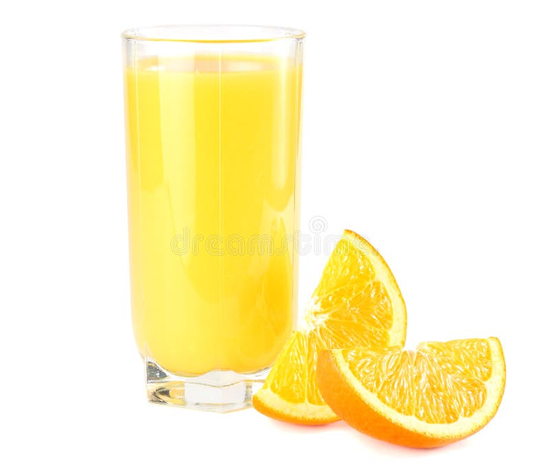 jus d'orange met sinaasappel op witte achtergrond sap in glas stock foto jus d'orange met sinaasappel op witte achtergrond sap in glas stock foto
