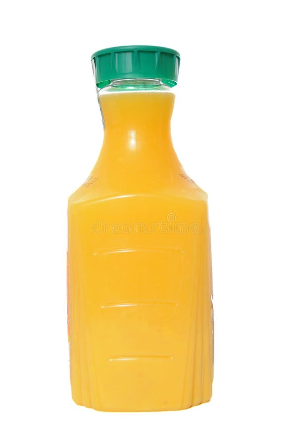 Jus d'orange in Plastic Container