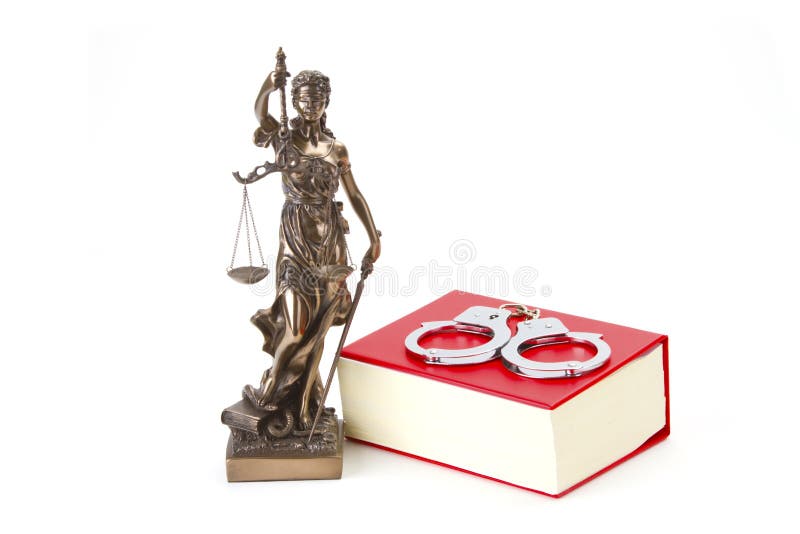 Justice Law and Justice with handcuffs