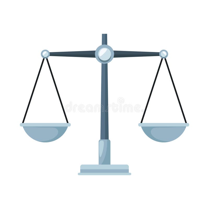 Justice scale balance stock vector. Illustration of tribunal 274032330