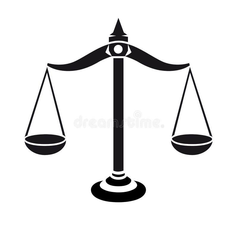 https://thumbs.dreamstime.com/b/justice-scales-black-white-icon-weight-balance-symbol-silhouette-libra-law-identity-simple-flat-vector-illustartion-159806427.jpg