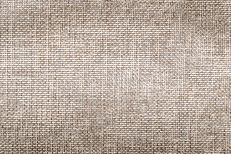 Jute hessian sackcloth natural burlap texture background in cream sepia brown color royalty free stock images