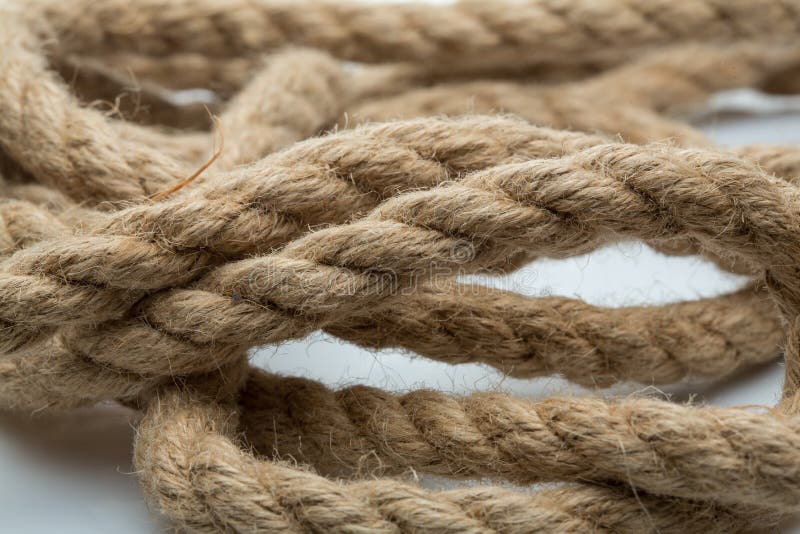 Jute rope stock image. Image of close, strength, closeup 71704381