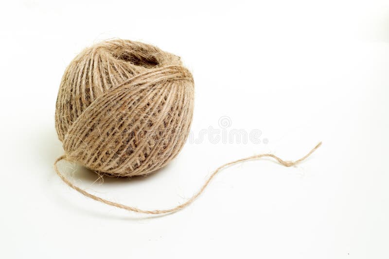 Jute rope stock image. Image of string, household, natural 88663699