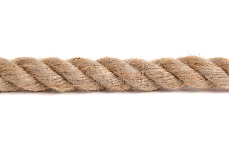 Jute Rope On White Background Close Up Stock Photo Image of lasso, noose 196246396
