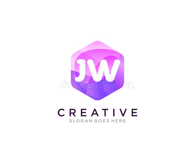 Jw Initial Logo Stock Illustrations – 852 Jw Initial Logo Stock ...