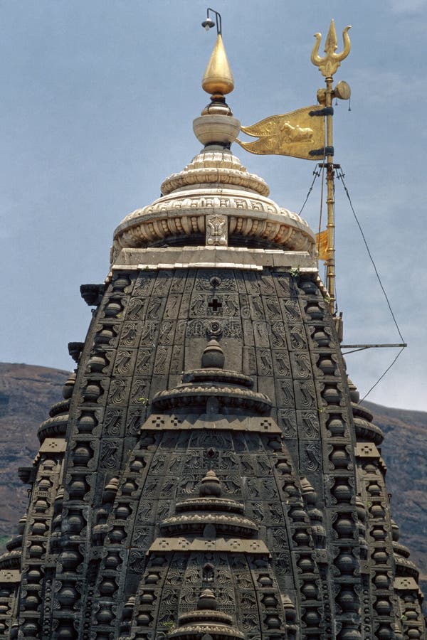 Jyotirling Trimbakeshwar Shiva Temple in foothill of westarn Ghat Near Nasik
