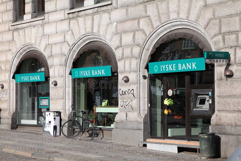 Jyske Bank in Denmark editorial image. Image of brand 19055170