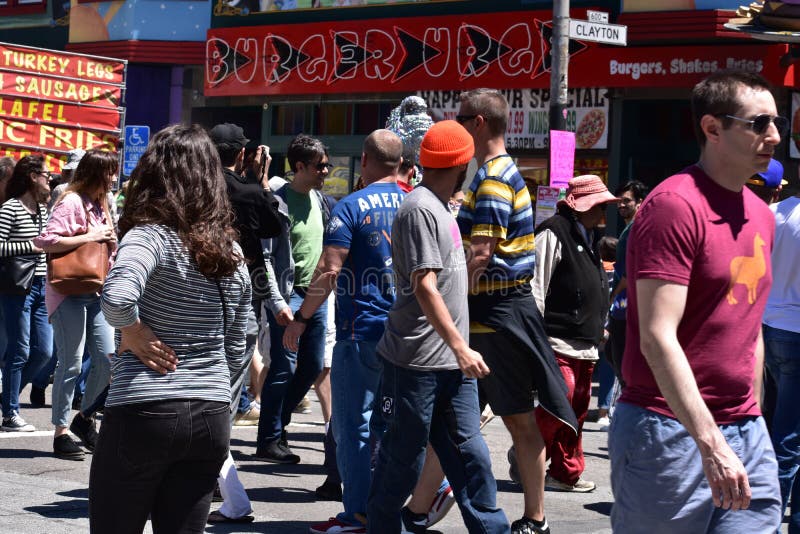40. jährliche Straße angemessenes 2018, 2 Haight Ashbury stockfotografie 40. jährliche Straße angemessenes 2018, 2 Haight Ashbury stockfotografie