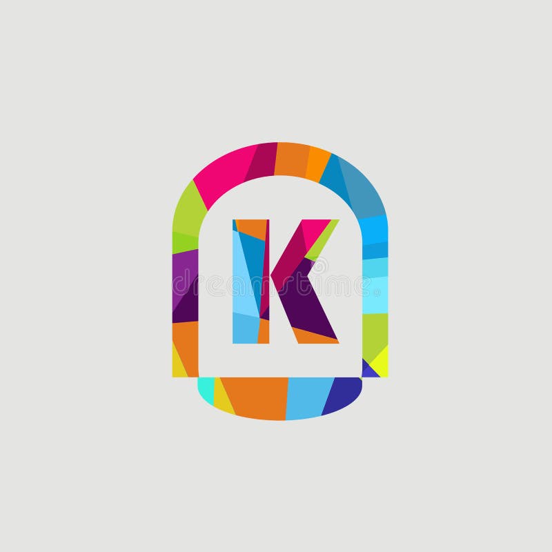 K彩色文字字体样式白色背景标志设计库存例证 插画包括有空白 文本 橙色 样式 编号 蓝色 K彩色文字字体样式白色背景标志设计库存例证 插画包括有空白 文本 橙色 样式 编号 蓝色