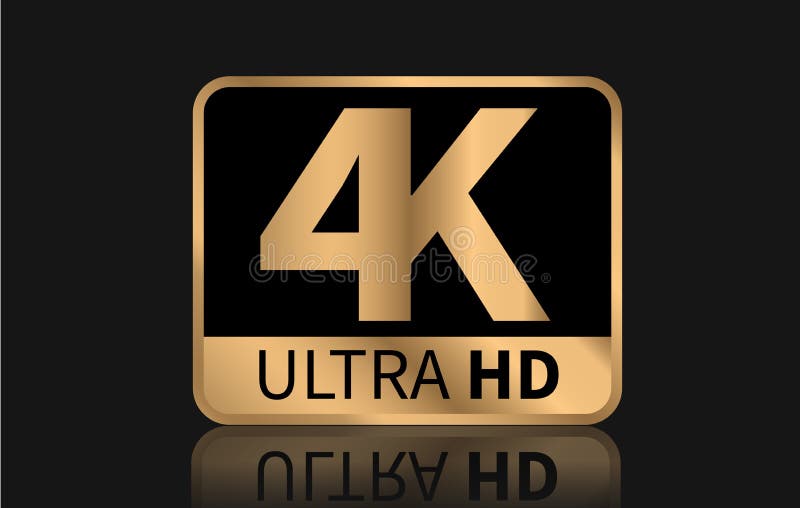 4k Ultra Hd Icon Stock Photo - Download Image Now - 4K Resolution, High  Definition Television - Television Set, Horizontal - iStock